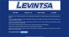 Desktop Screenshot of levintsa.com